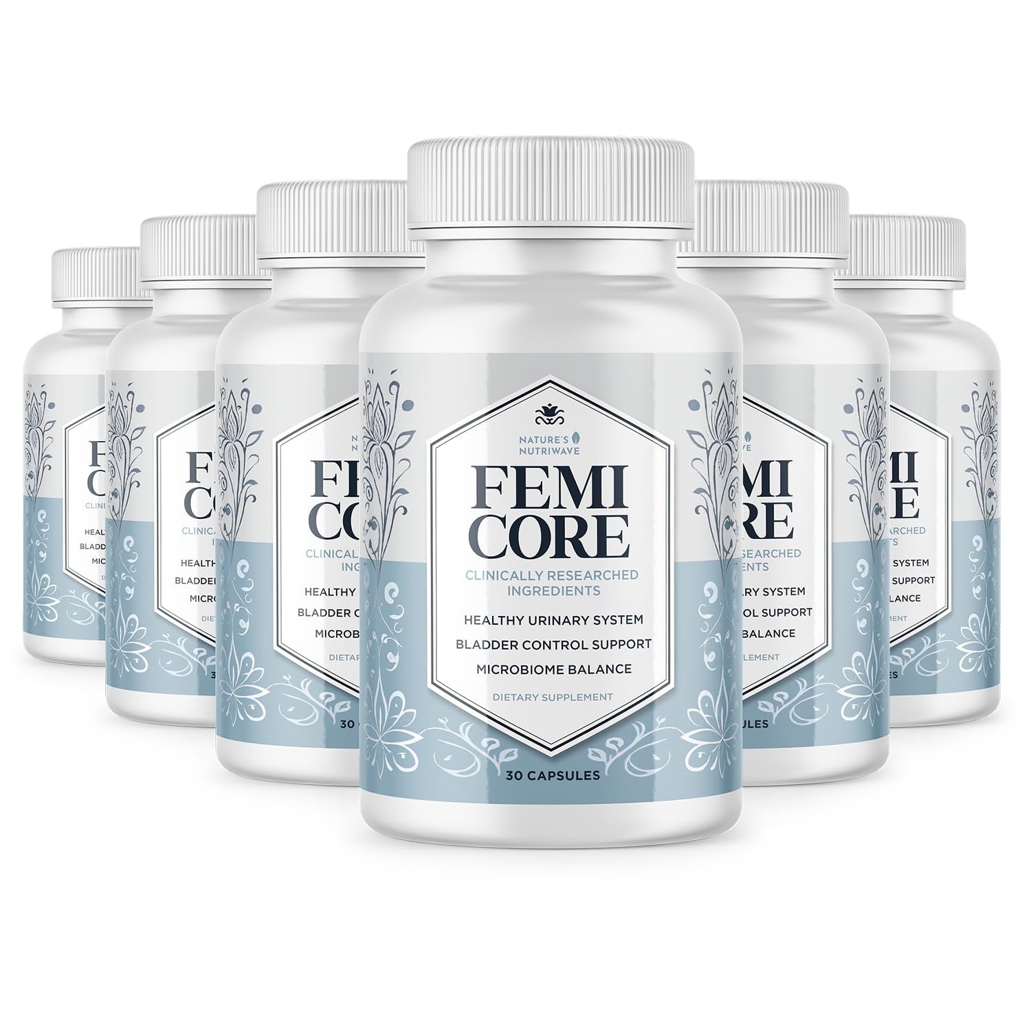 FemiCore – Botanical & Probiotic Capsules – 30 Ct, 1 Month Supply | Botanical & probiotic capsules, clean formula | Non-GMO, Stimulant-Free, GMP-Certified, Made in USA | Daily capsule