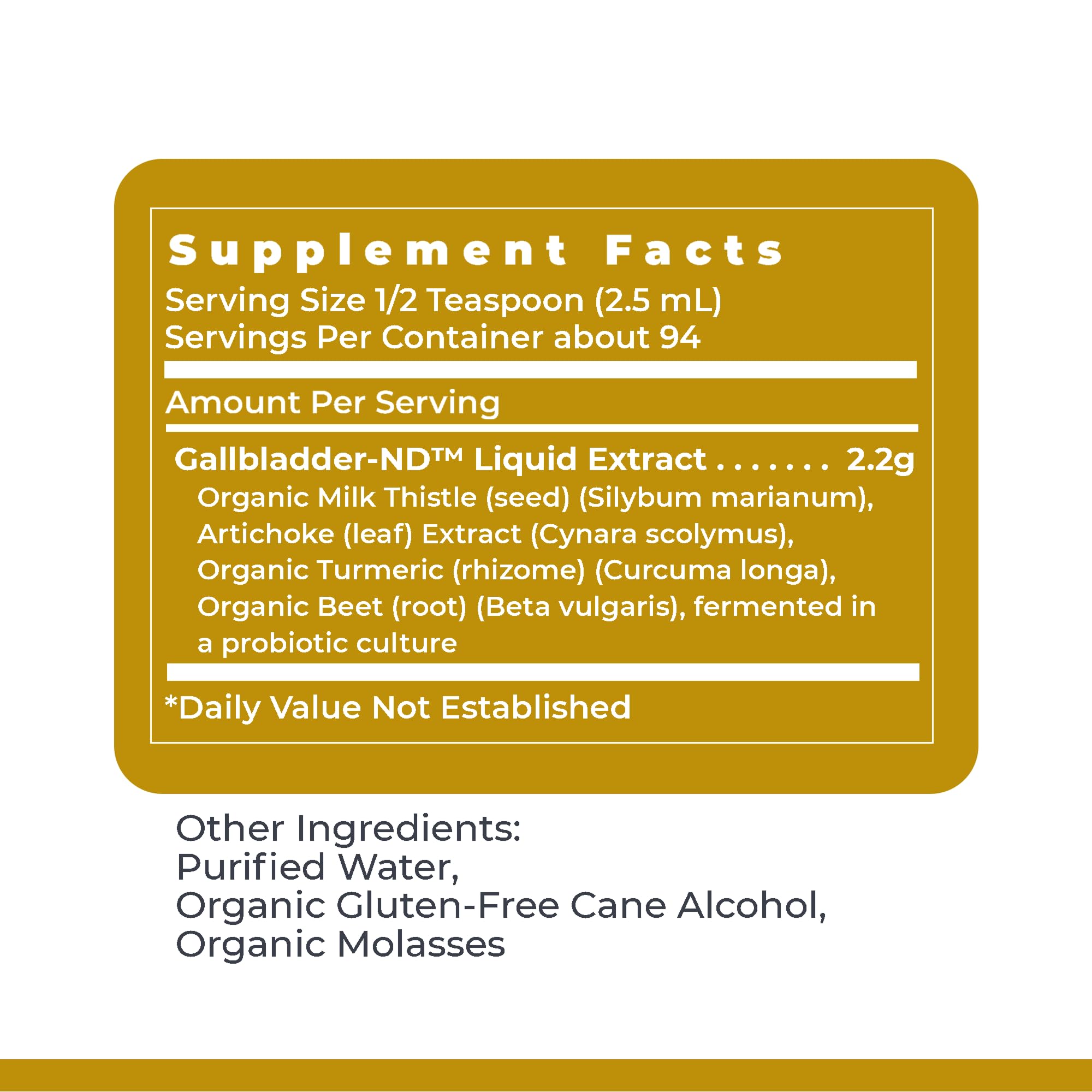 Premier Research Labs Fermented Gallbladder-ND - Gallbladder Cleanse, Milk Thistle and Artichoke Extract, Milk Thistle Liquid Drops, Tincture Supplement with Antioxidants, Turmeric - 8 Fl Oz Bottle Premier Research LabsBuy Supplements Australia