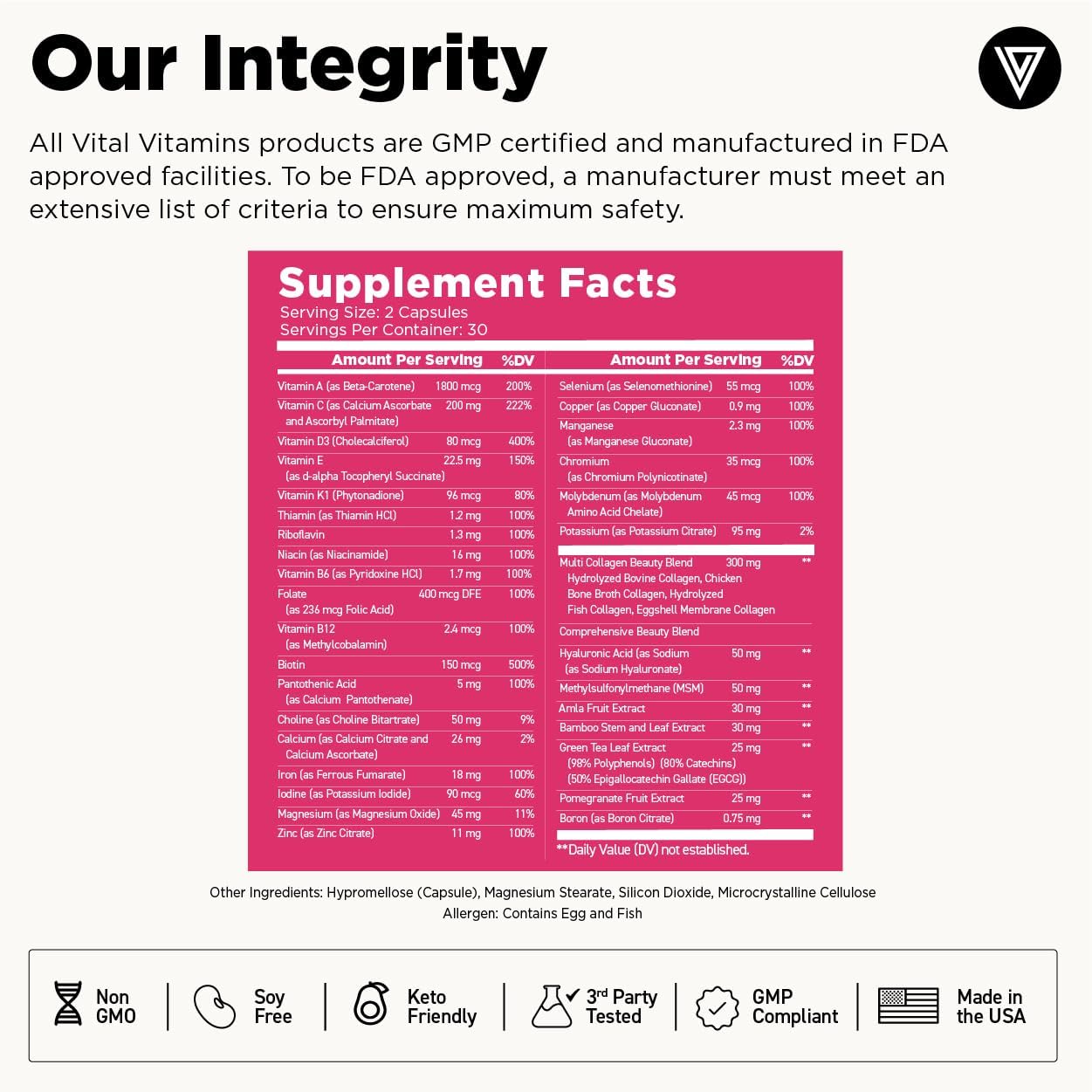 Vital Vitamins Women's Multivitamin Complex + Men's Multivitamin Complex
