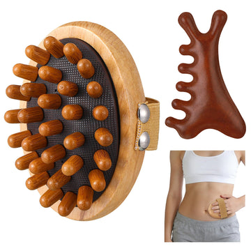 ProSuites Wooden Meridian Massage Body Brush for Cellulite Remover, Cellulite Lymphatic Drainage Massager for Body Shaping ProSuites buy supplements Au