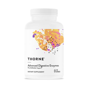 THORNE - Advanced Digestive Enzymes - Supplement with Pepsin, Ox Bile & Pancreatin for Indigestion & Constipation Relief - Minimizes Occasional Gas & Bloating* - Third-Party Certified - 180 Capsules THORNE buy supplements Au