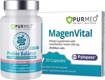purmeo Probiotic for Stomach, Gut and Immune Health