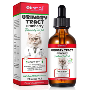 Cat Urinary Tract Infection Treatment, Cat UTI Treatment Drops Supports Bladder, Kidney Stone, Cranberry Kidney Bladder Support Supplement, Chicken Flavor, 60ml BTQAFVZTBuy Supplements Australia