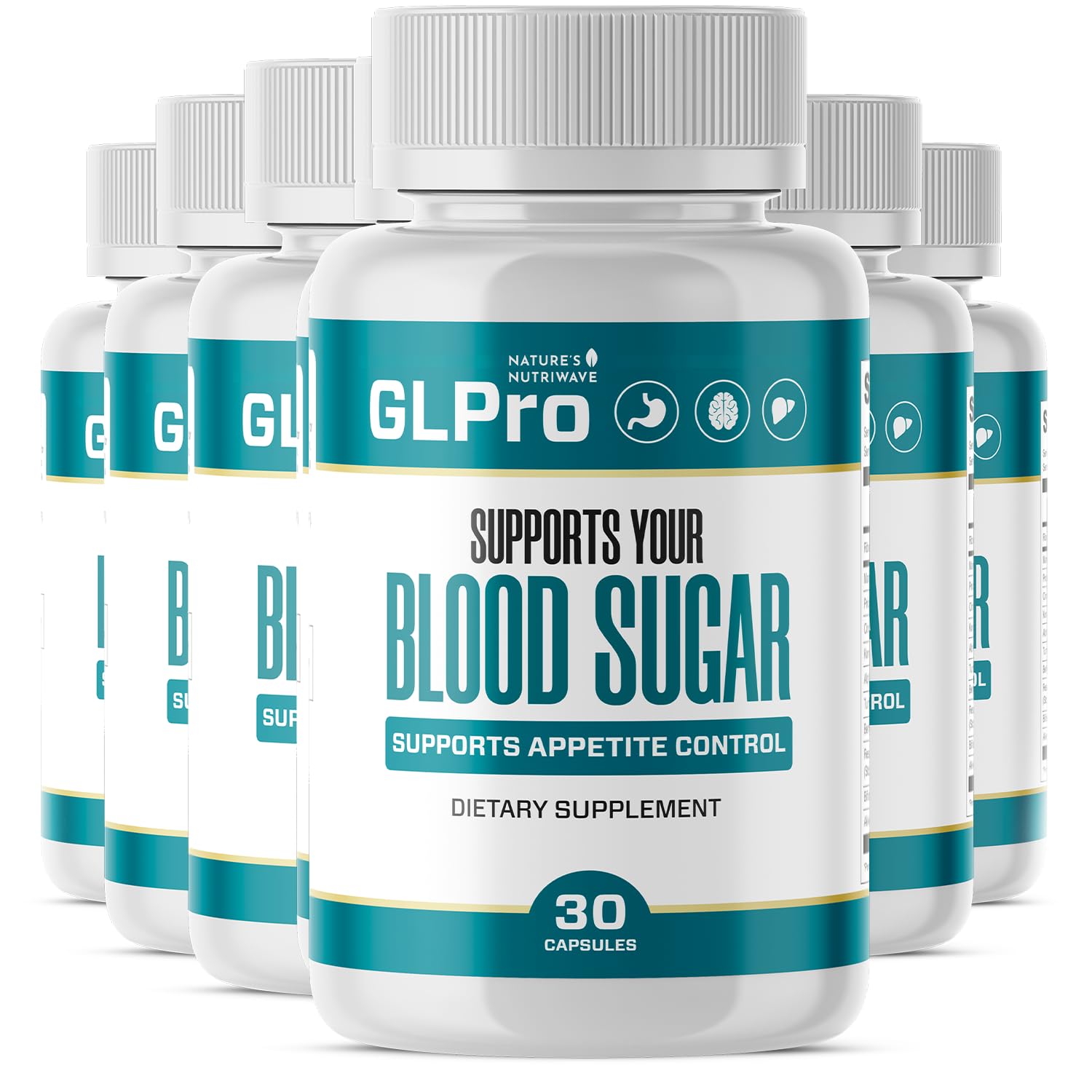 GLPro – Hawthorne, Garlic, Green Tea & Hibiscus – 30 Ct, 2 Month Supply | Hawthorne, Garlic, Green Tea & Hibiscus | Non-GMO, Gluten-Free, Dairy-Free, Vegetarian, Made in USA