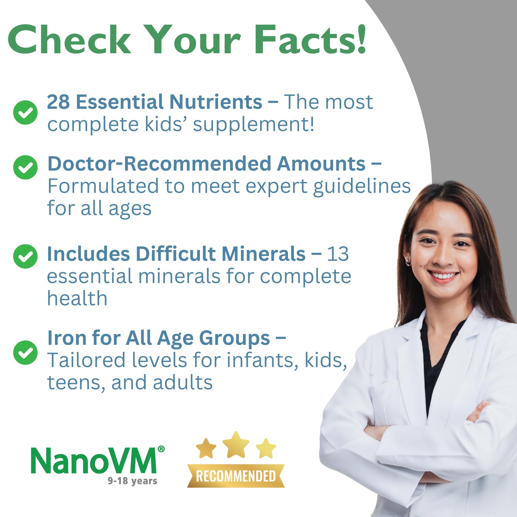 t/f, Dietary Supplement for Tube Feeding, Allergen-Free Kids Multivitamin, Unflavored Vitamin Powder with 14 Vitamins & 13 Minerals, Low-Carb Kids Vitamins, 275g - Solace Nutrition