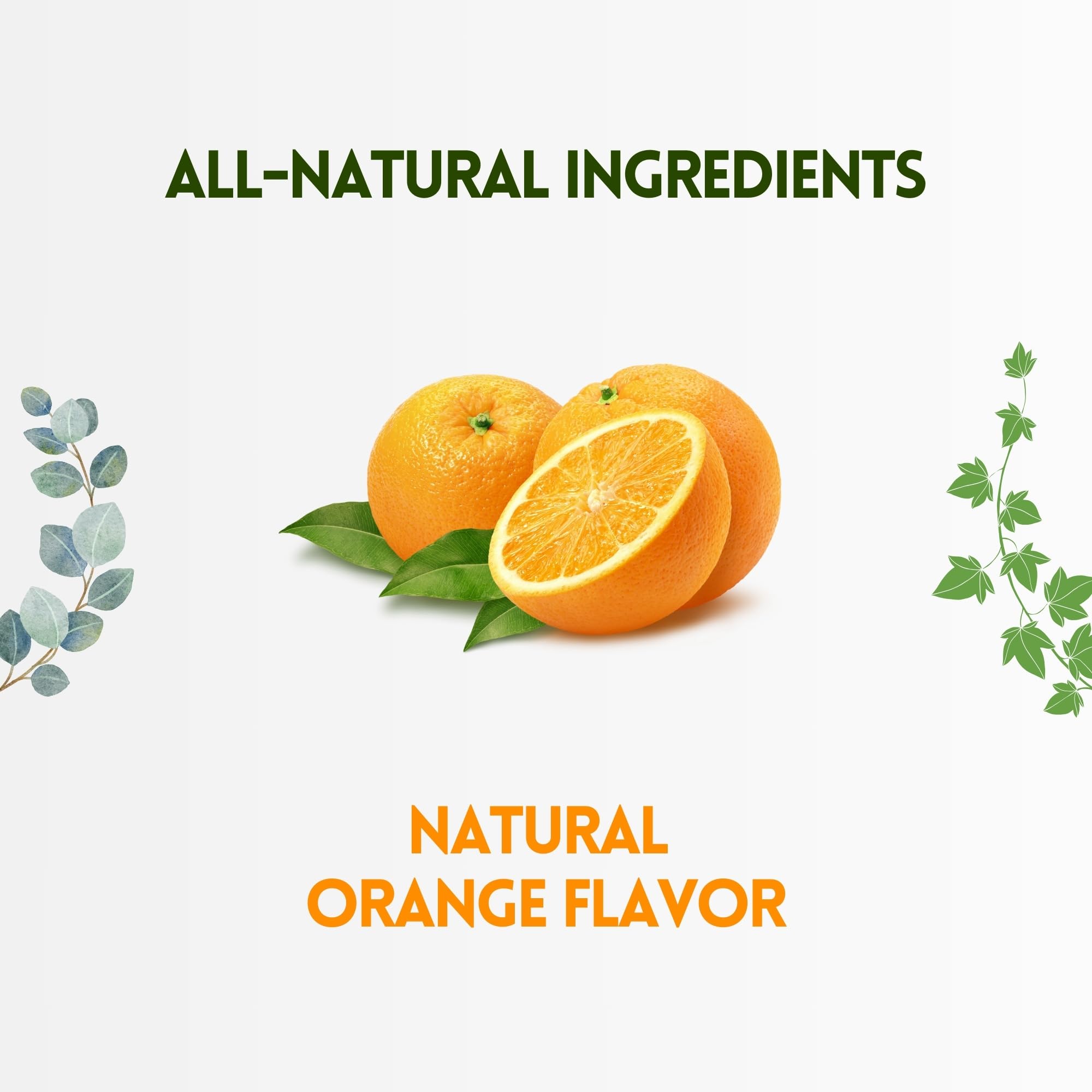 HERBION Naturals Cough Drops with Orange Flavor, Sugar-Free with Stevia, Soothes Cough, for Adults and Children Over 6 Years – Pack of 5(125 Lozenges)