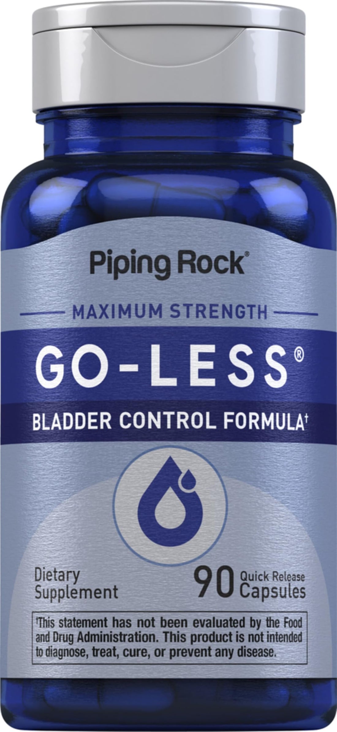 Piping Rock Bladder Control Pills for Women and Men | 90 Capsules | Maximum Strength Formula | Pumpkin Seed Extract | Non-GMO, Gluten Free Supplement Piping RockBuy Supplements Australia