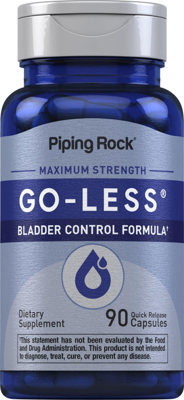 Piping Rock Bladder Control Pills for Women and Men | 90 Capsules | Maximum Strength Formula | Pumpkin Seed Extract | Non-GMO, Gluten Free Supplement Piping RockBuy Supplements Australia
