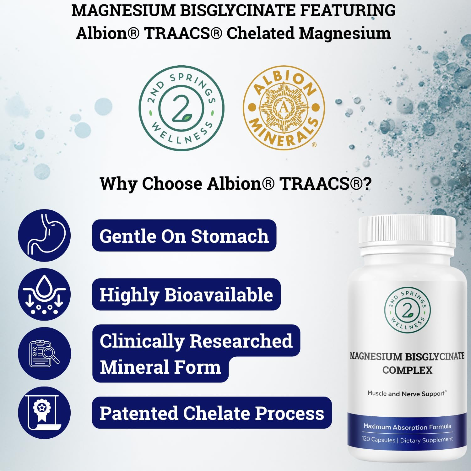 ALA & ALC Complex + Brain Support + Magnesium Bisglycinate Bundle | Energy, Focus, Memory, Cognitive Support, Nerve Health, Calm & Daily Wellness
