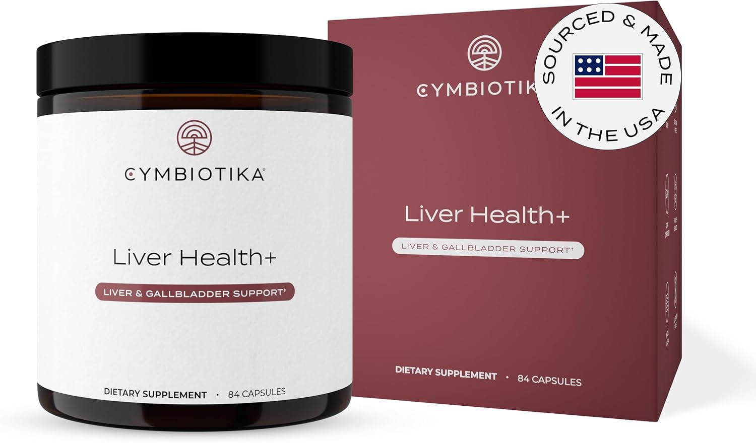 CYMBIOTIKA Liver Health+ for Liver Support, Detox & Digestion