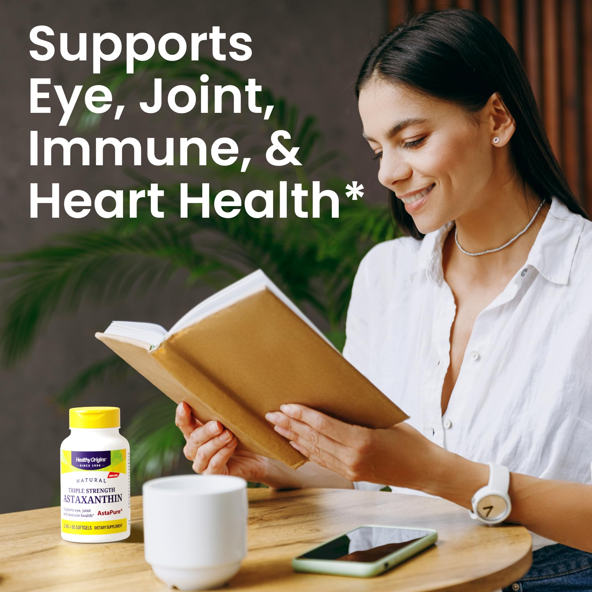 Healthy Origins Astaxanthin AstaPure 12 mg, 150 Softgels