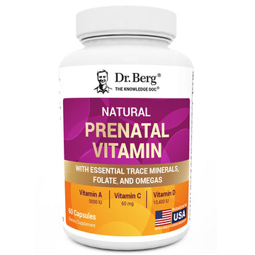 Dr. Berg Natural Prenatal Vitamins for Women (Pregnant & Nursing) - Prenatal Vitamins with Folate, Vitamins, Minerals, Omegas, &11 Powerful Superfoods - Womens Prenatal Multivitamin - 60 Capsules Dr. Berg NutritionalsBuy Supplements Australia