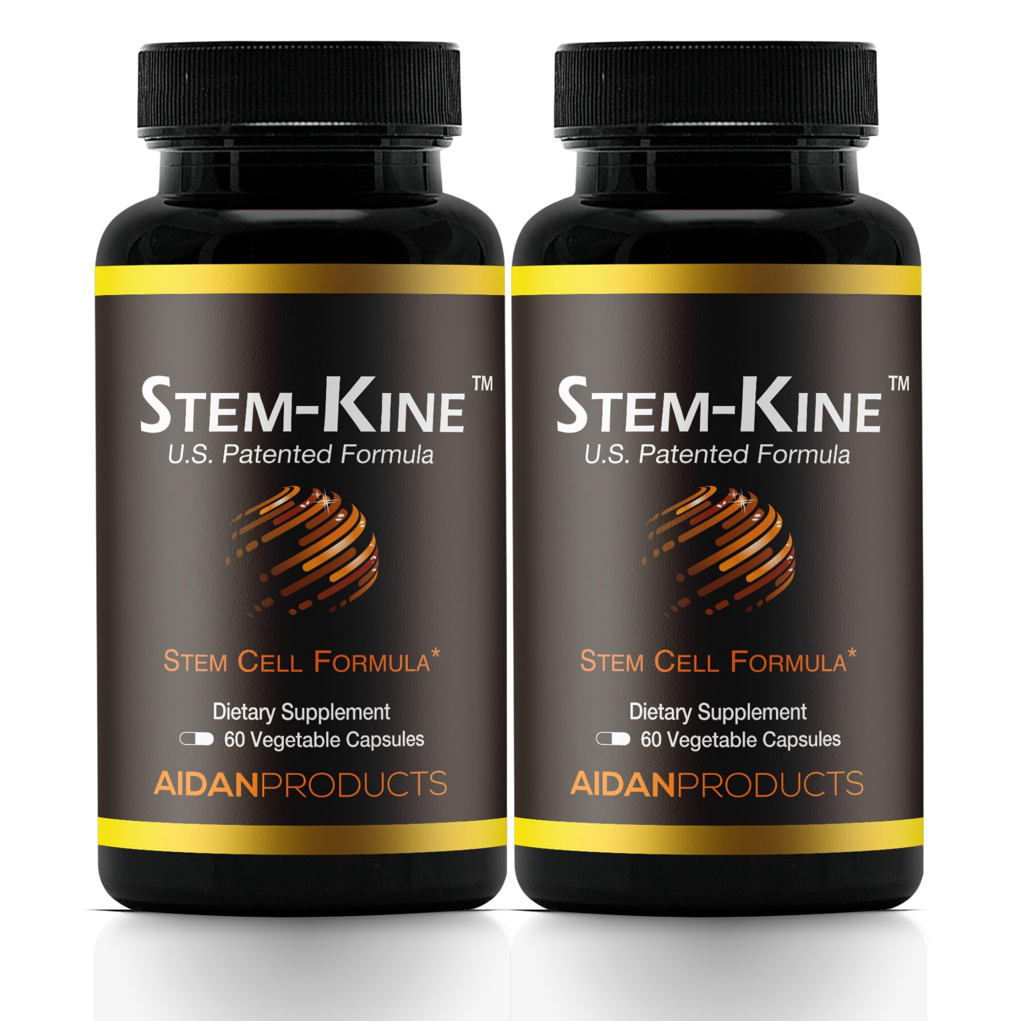 Aidan Products Stem-Kine Stem Cell Supplements, Clinically Proven to Increase Circulating Stem Cells, Pack of 2, Promoting Healing and Anti-Aging, 2 Pack of 60 Capsules Each Aidan ProductsBuy Supplements Australia