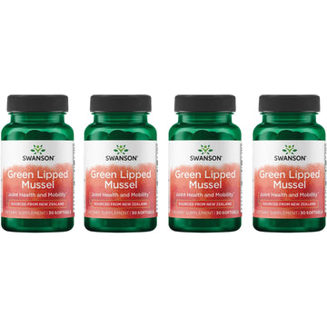 Swanson New Zealand Green Lipped Mussel Oil 30 Sgels (4 Pack) SwansonBuy Supplements Australia