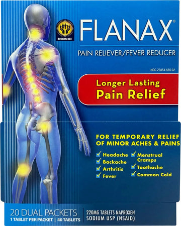 Flanax Pain Reliever Tablets 2ct Retail Dispenser FlanaxBuy Supplements Australia