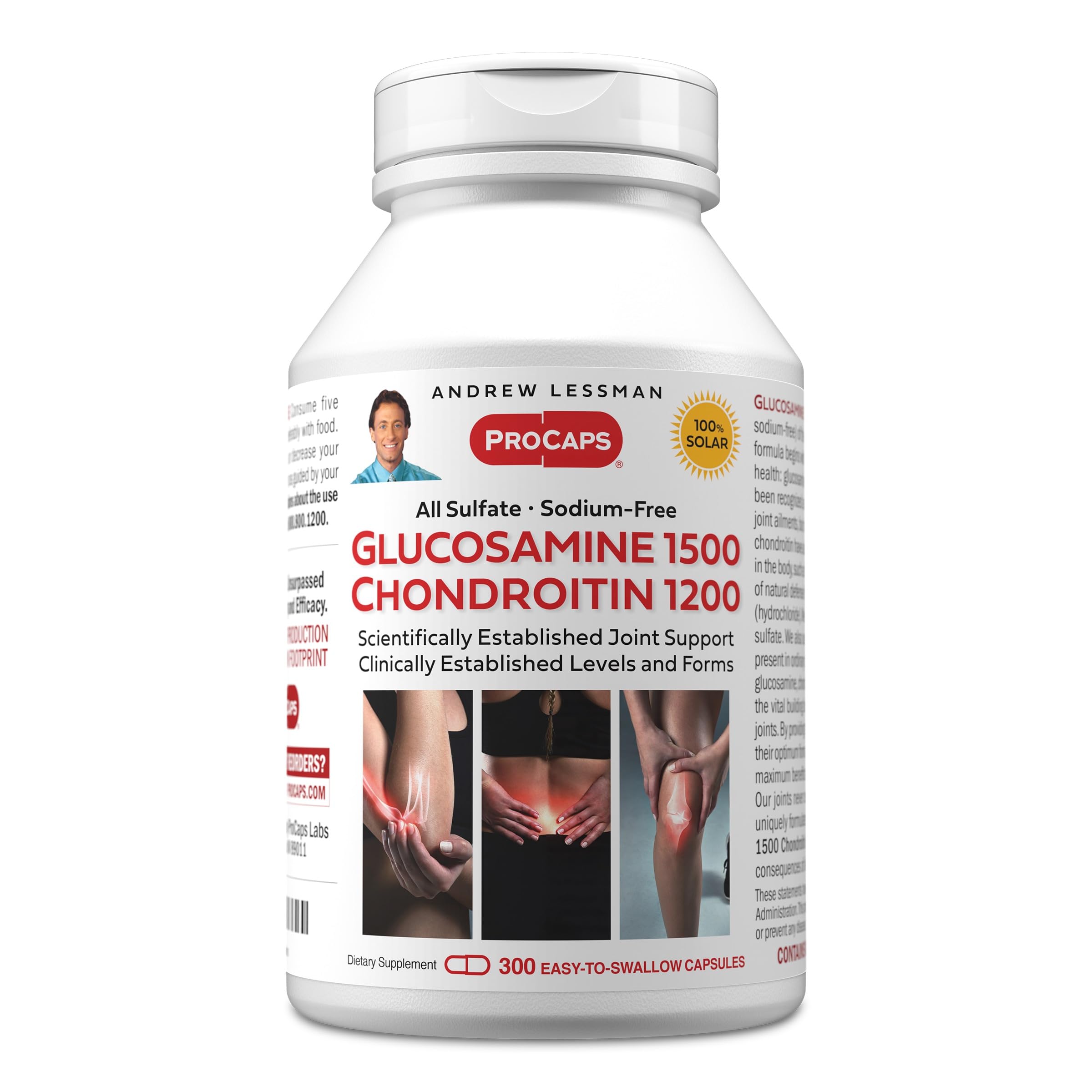 ANDREW LESSMAN Glucosamine 1500 Chondroitin 1200-600 Capsules
