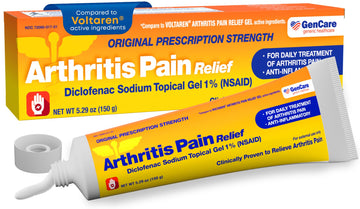 GenCare Arthritis Pain Relief Diclofenac Sodium Topical Gel 1 Percent (NSAID) - Clinically Proven Arthritis Pain Reliever - Compare to The Active Ingredient in Voltaren Gel (5.29 oz) GenCareBuy Supplements Australia