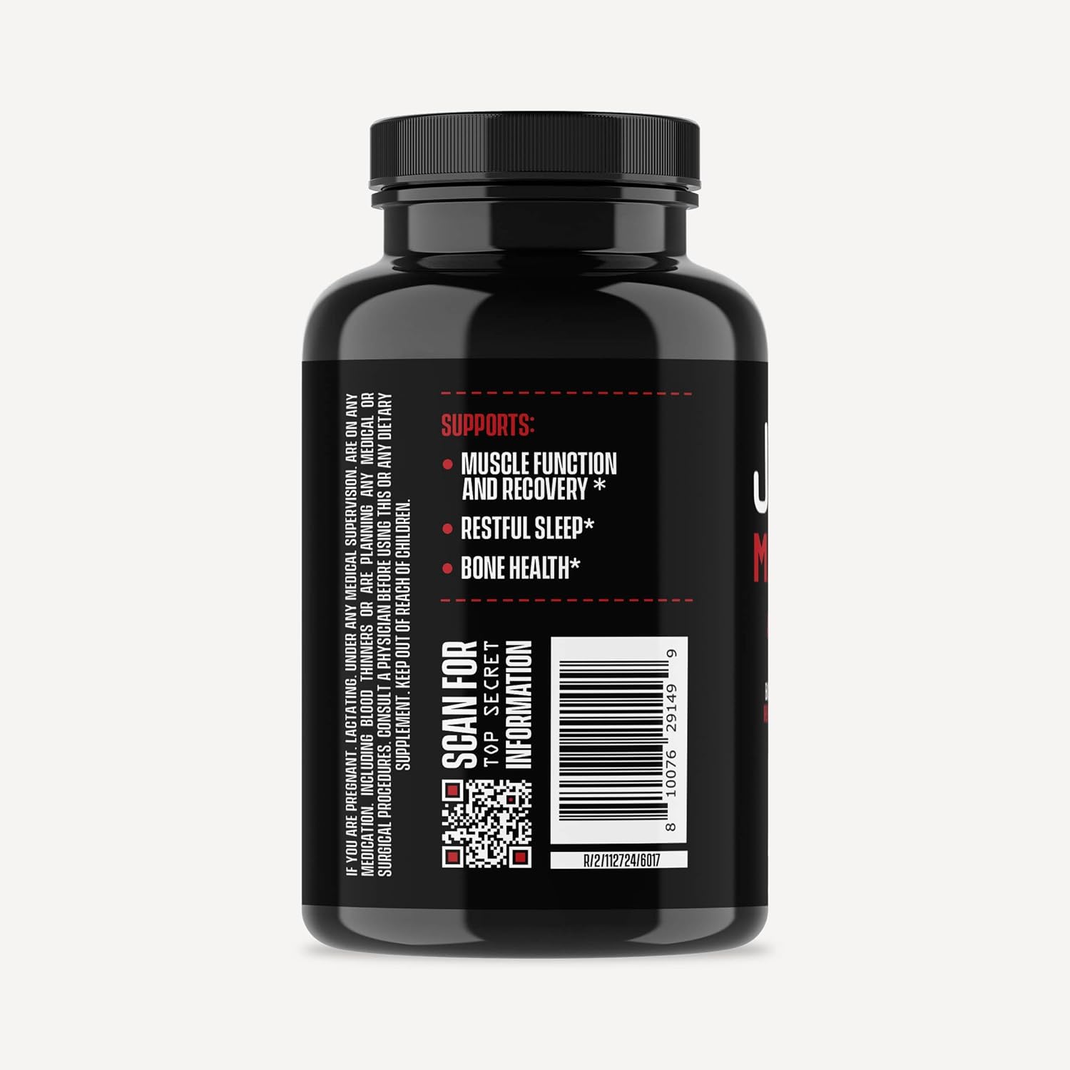 Jocko Fuel Magnesium Complex Supplement - Magnesium Glycinate, Citrate, & Taurate Capsules Dietary Supplement for Muscle Recovery & Relaxation, Heart, Nerve, Bone Support, & Sleep 30-Day Supply