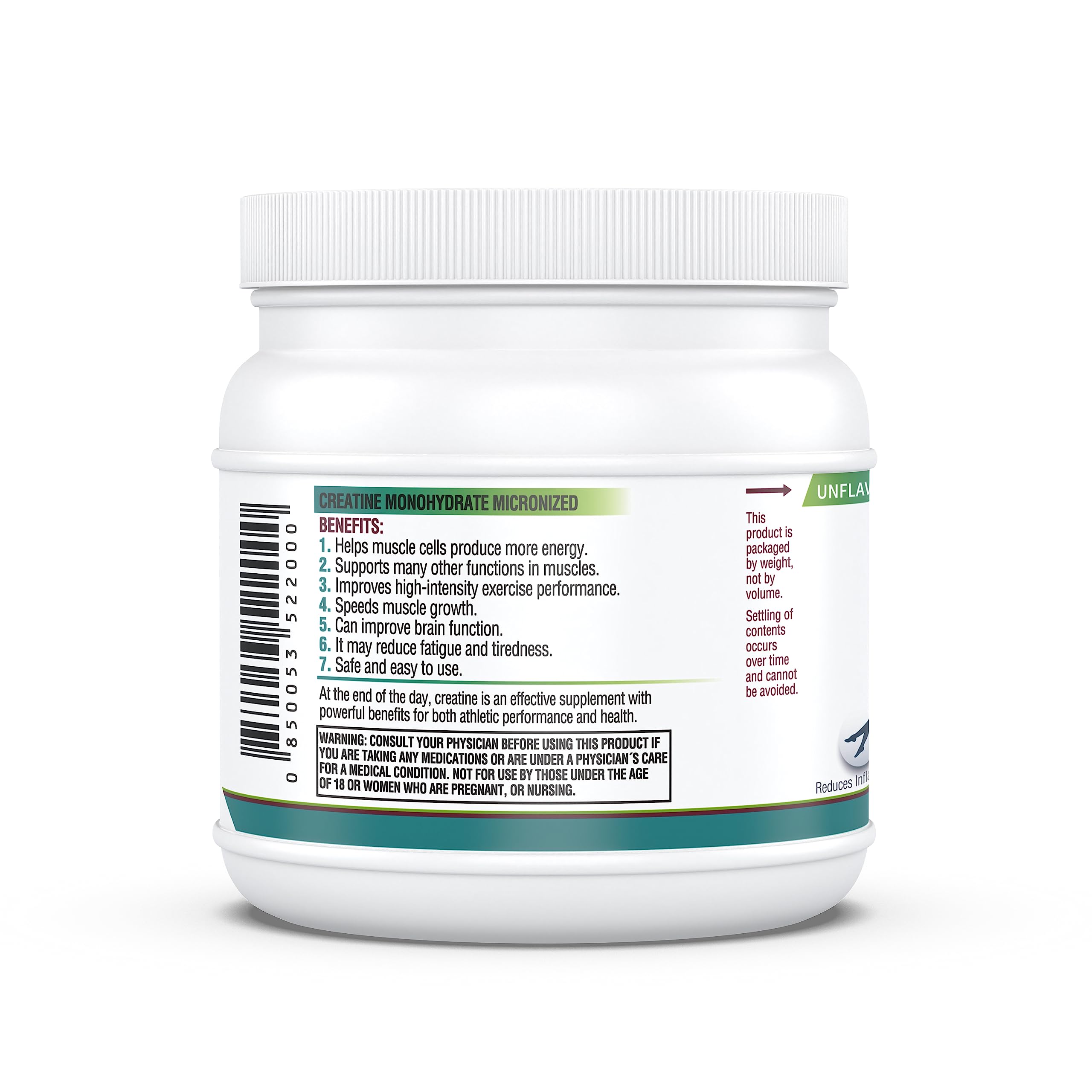 Kappa Nutrition Creatine Monohydrate Powder, Pure Amino Acid Formula, Supports Muscle Strength, Cellular Energy & Mental Focus* Gluten-Free, Keto, 2.25g per Scoop, 240 Servings, Net Wt. 1.32 LB (600g) KAPPA NUTRITIONBuy Supplements Australia