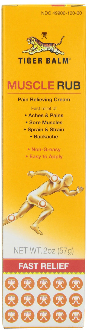 Tiger Muscle Rub Topical Analgesic Cream 2 Ounces (57 g) (Pack of 4) Tiger BalmBuy Supplements Australia