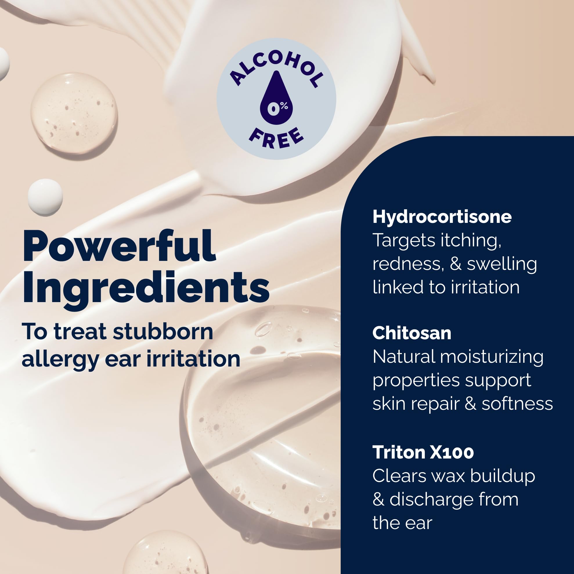 Vetnique Oticbliss Cat & Dog Ear Infection Treatment | Dog Ear Allergy Relief Drops, MicroSilver Yeast Infection Treatment for Dogs, Hydrocortisone for Itching, Redness Swelling (Ear Allergy Drops) Vetnique buy supplements Au
