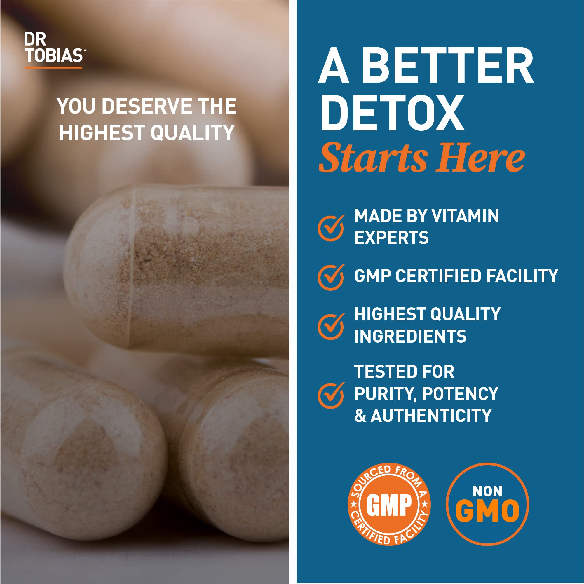 Dr. Tobias Oregano & Caprylic Acid Blend 60 Capsules | Oregano Capsules | Gut Flora Balance Complex & Intestinal Support | Oregano + Caprylic Acid | Probiotics + Enzymes | 30 Servings