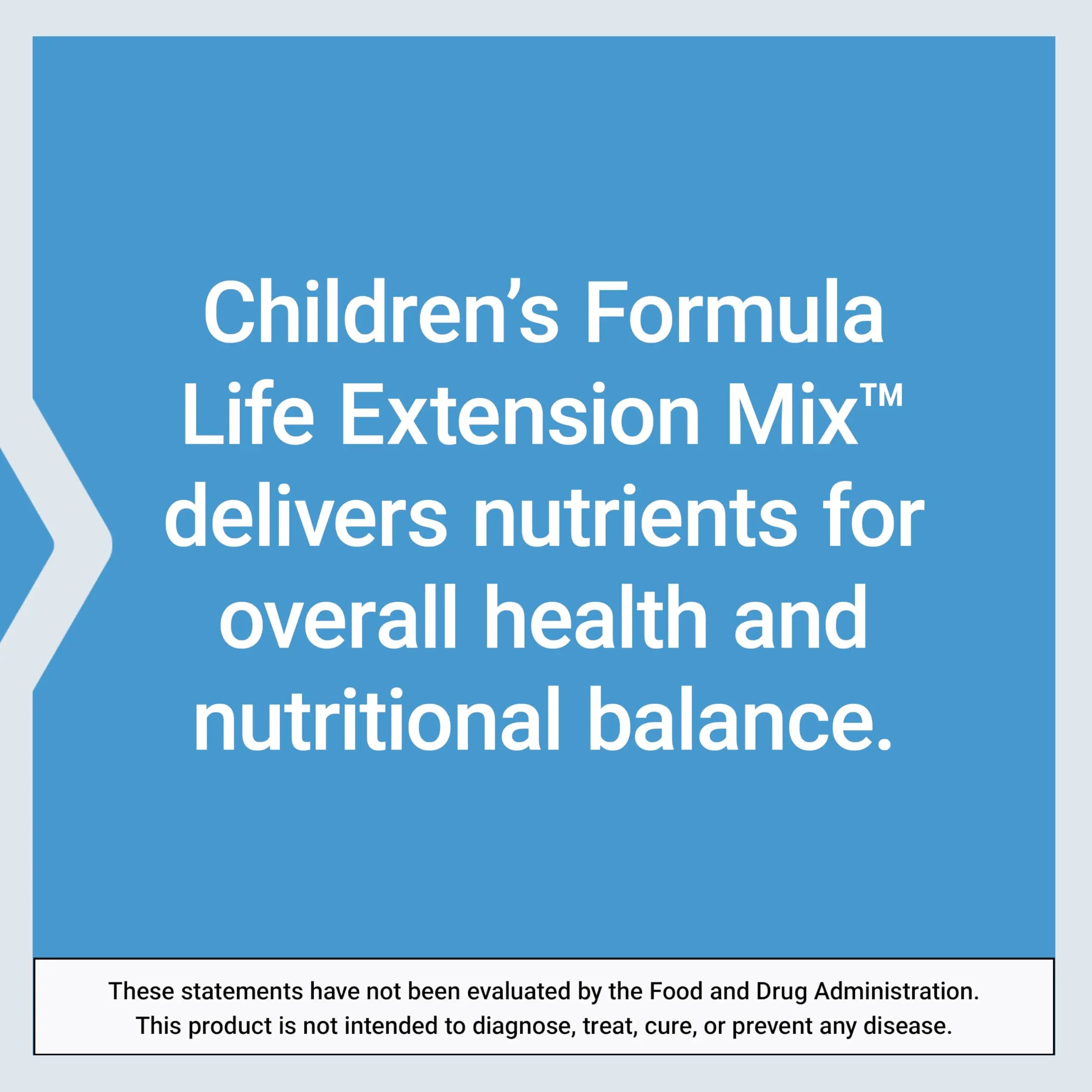 Life Extension Children's Formula Mix™, multivitamin for Kids, 18 Essential Vitamins and Minerals Life Extension