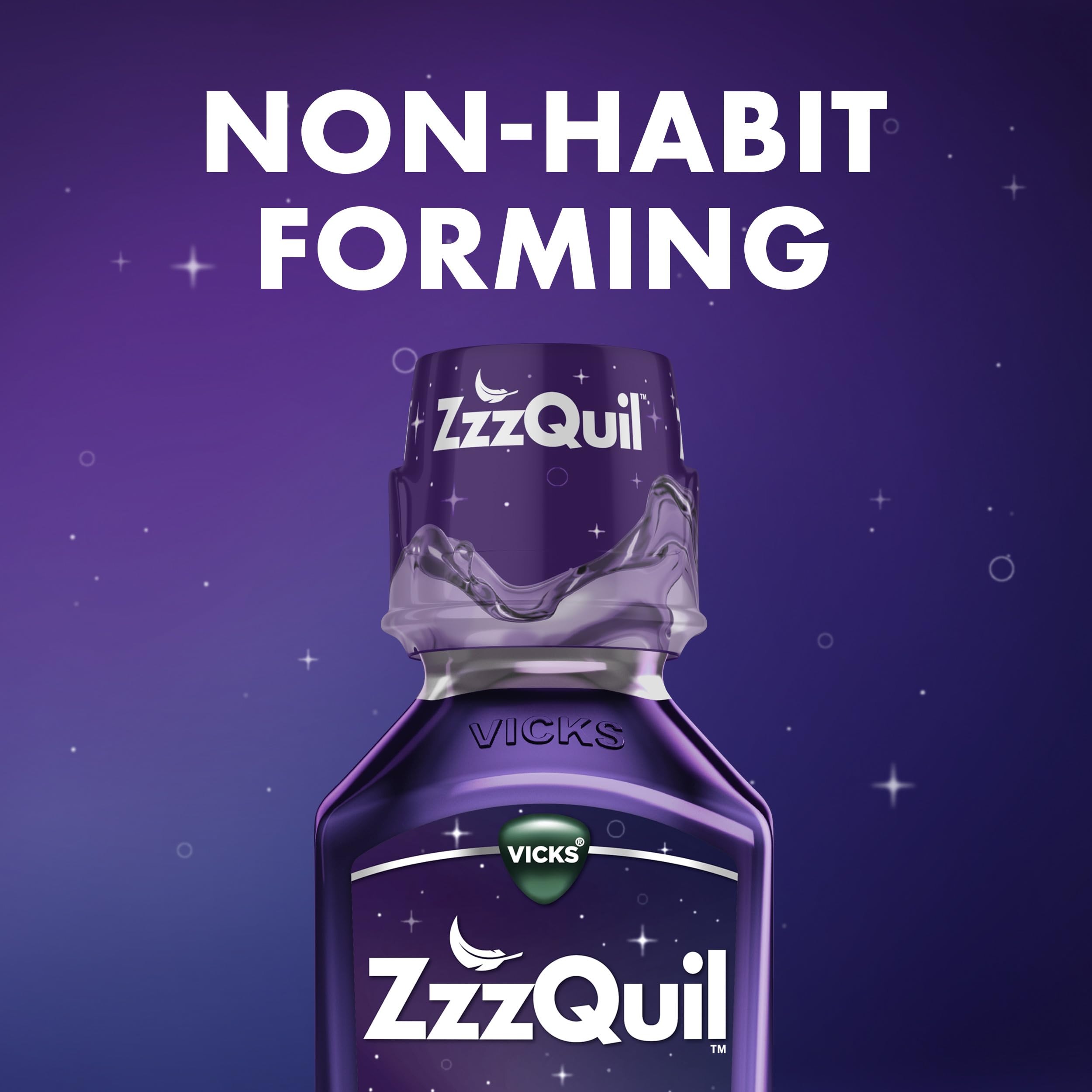 ZzzQuil, Sleep Aid, Nighttime Sleep Aid Liquid, 50 mg Diphenhydramine HCl, Fall Asleep Fast, Non-Habit Forming, Warming Berry Flavor, 12 FL OZ ZzzQuil buy supplements Au