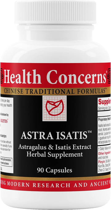 Health Concerns Astra Isatis – Immune Defense & Respiratory Health Supplement – Herbal Cold & Flu Support – Astragalus, & Licorice Extracts - Chinese Traditional Formula – 90 Capsules