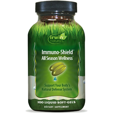 Irwin Naturals Immuno-Shield All Season Wellness - Promote Body's Natural Defense System - Powerful Antioxidants and Immune Support Supplement for Men and Women - 100 Liquid Soft-Gels Irwin NaturalsBuy Supplements Australia