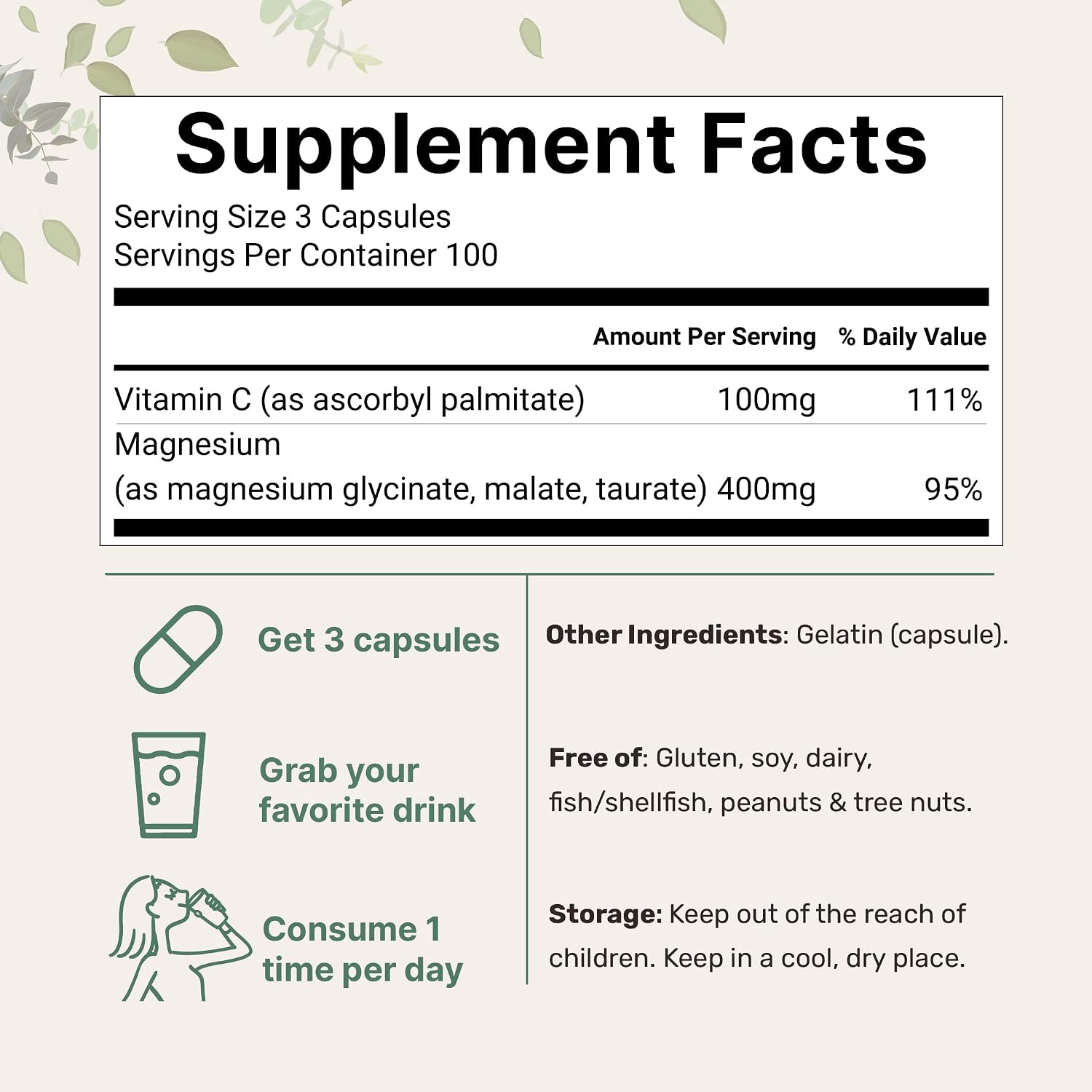 Micro Ingredients Vitamin D3 5,000iu + K2 100mcg Softgels & Pure Triple Magnesium Complex 400mg Capsules | 2 Pack Bundle | Essential D & K Sunshine Vitamins | Glycinate, Malate, & Taurate Forms