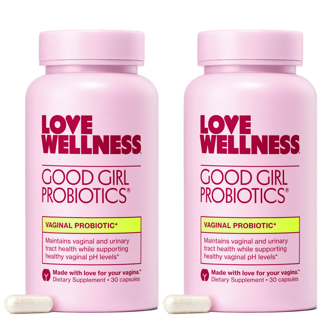 Love Wellness Good Girl Probiotics | Women’s Vaginal Health & pH Balance Supplement | 9-Strain Probiotic for Urinary Tract, Yeast, Odor & Immune Support | Gluten-Free (60-Day Supply) Love Wellness buy supplements Au