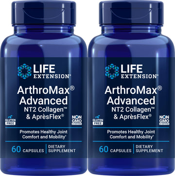 Life Extension ArthroMax Advanced with NT2 Collagen & ApresFlex, 60 Capsules (Pack of 2) Life ExtensionBuy Supplements Australia