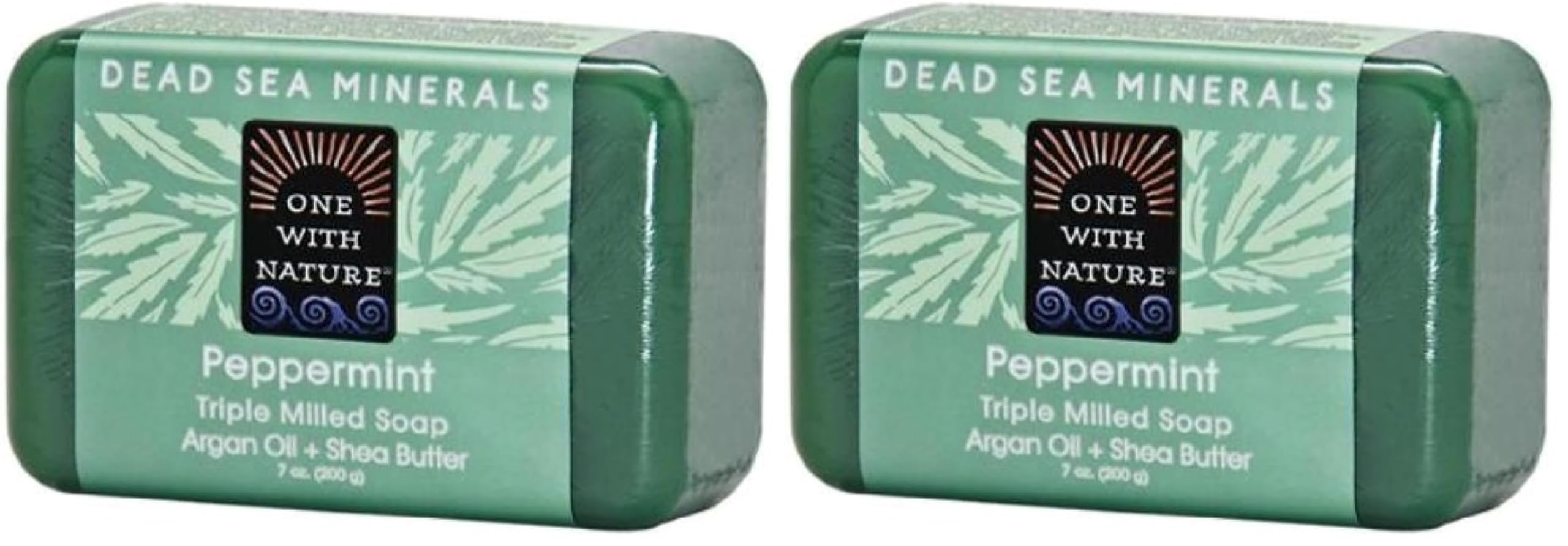 One With Nature Dead Sea Mineral Soap, Lemon Sage, 7-Ounces (Pack of 6)