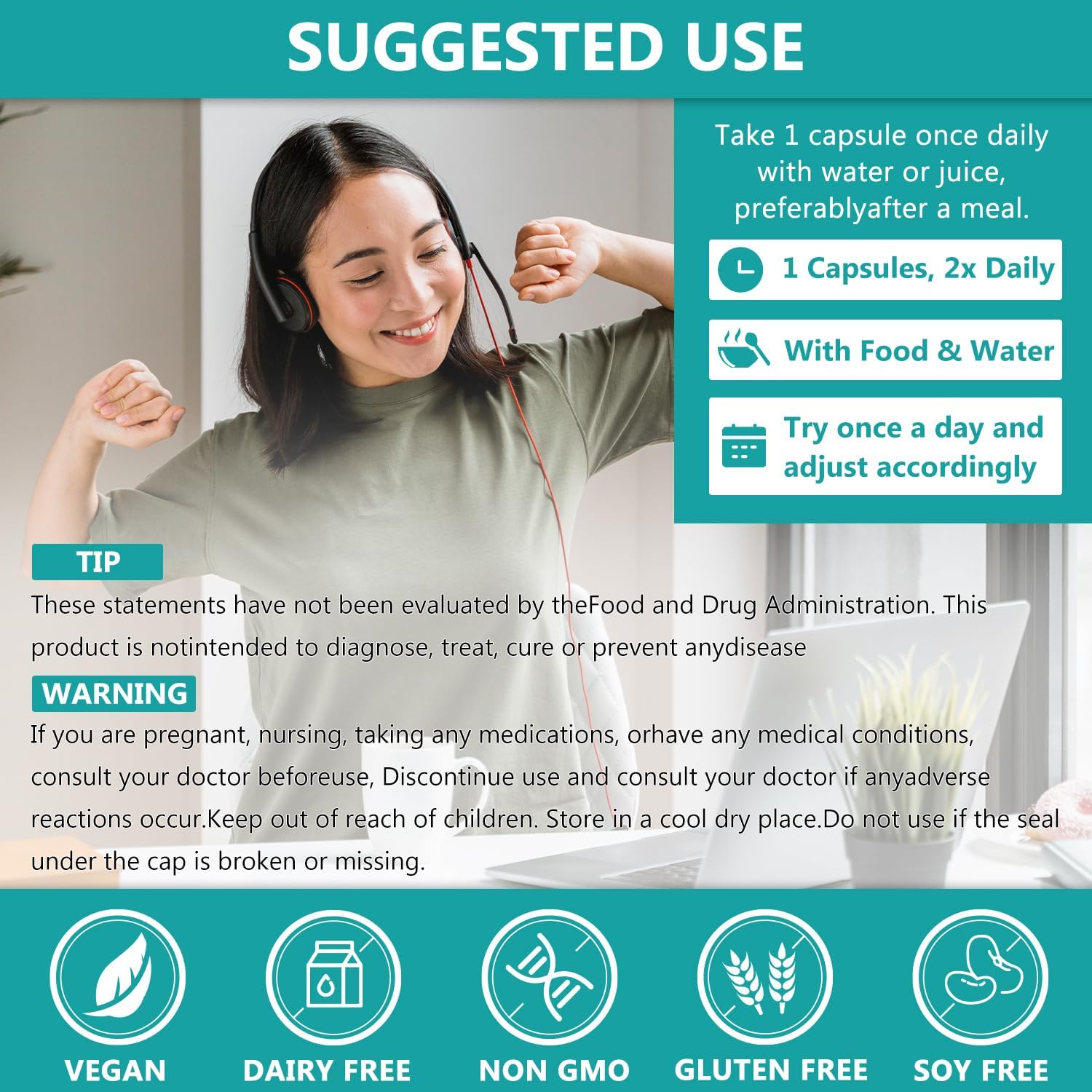 CANLIST Magnesium Glycinate Supplements 450mg for Bone & Muscle Health, Supports Deep Sleep, Muscle Relaxation & Stress Relief, High Absorption, Vegan, Non-GMO, 90 Capsules