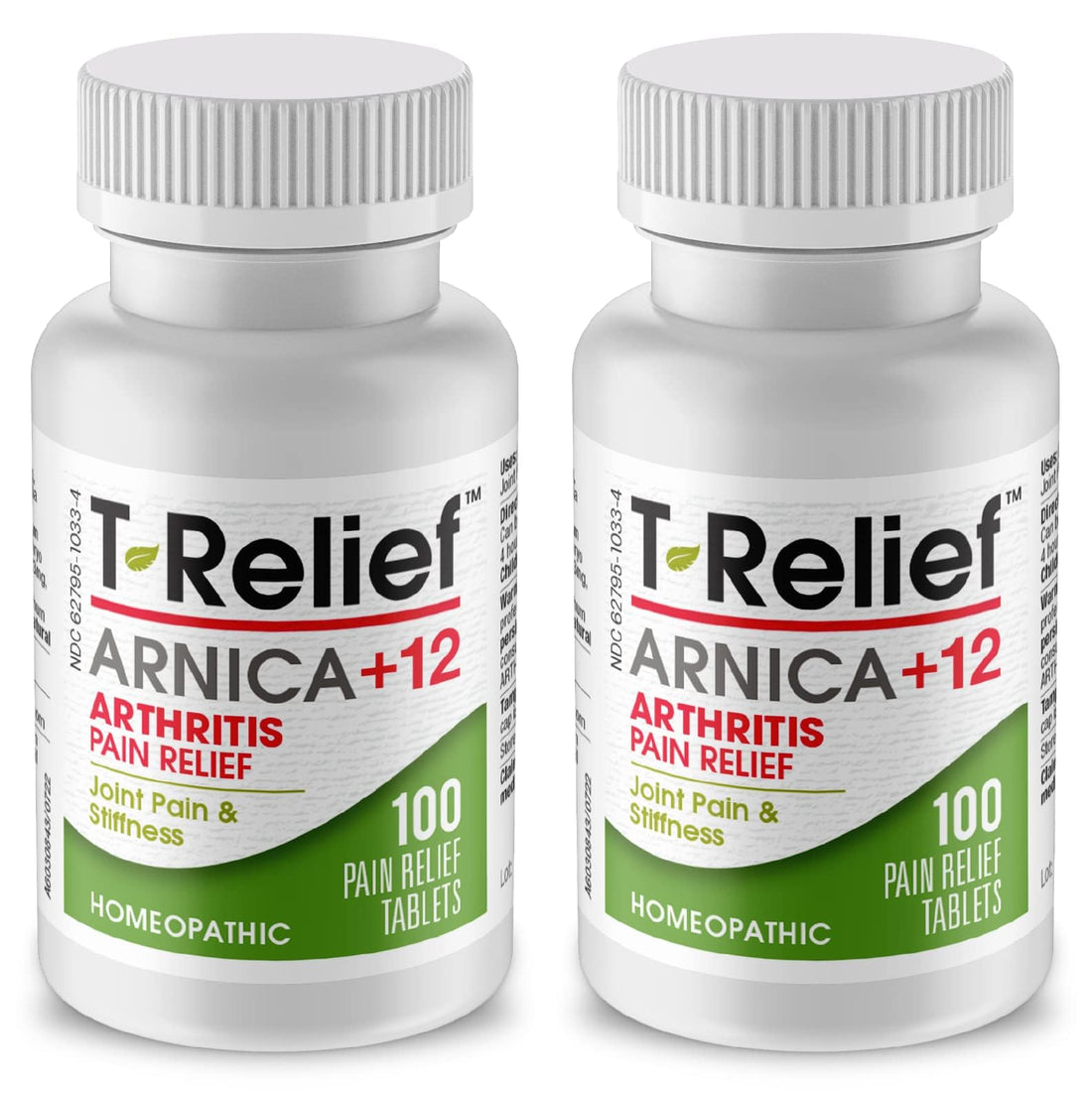 T-Relief Arthritis Arnica +12 Pain Relieving Natural Medicines Help Reduce Soreness Stiffness Aches & Pains in Joints Naturally - 100 Tablets (2 Pack) MediNaturaBuy Supplements Australia