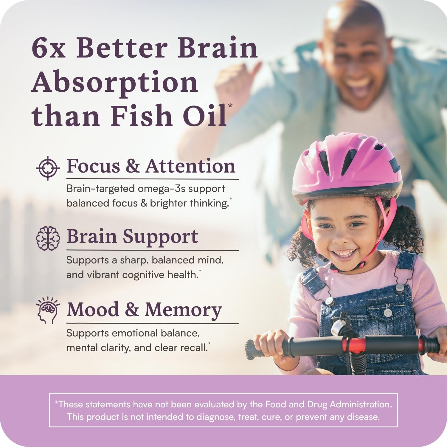 Omega Max w/LYSOVETA | High Potency LPC & Lyso-DHA Omega-3 Supplement | Brain Health, Focus & Mood | 6X Higher Absorption | Fish oil in the form the brain actually takes up, not just what the bloodstream carries. Supports focus and memory.