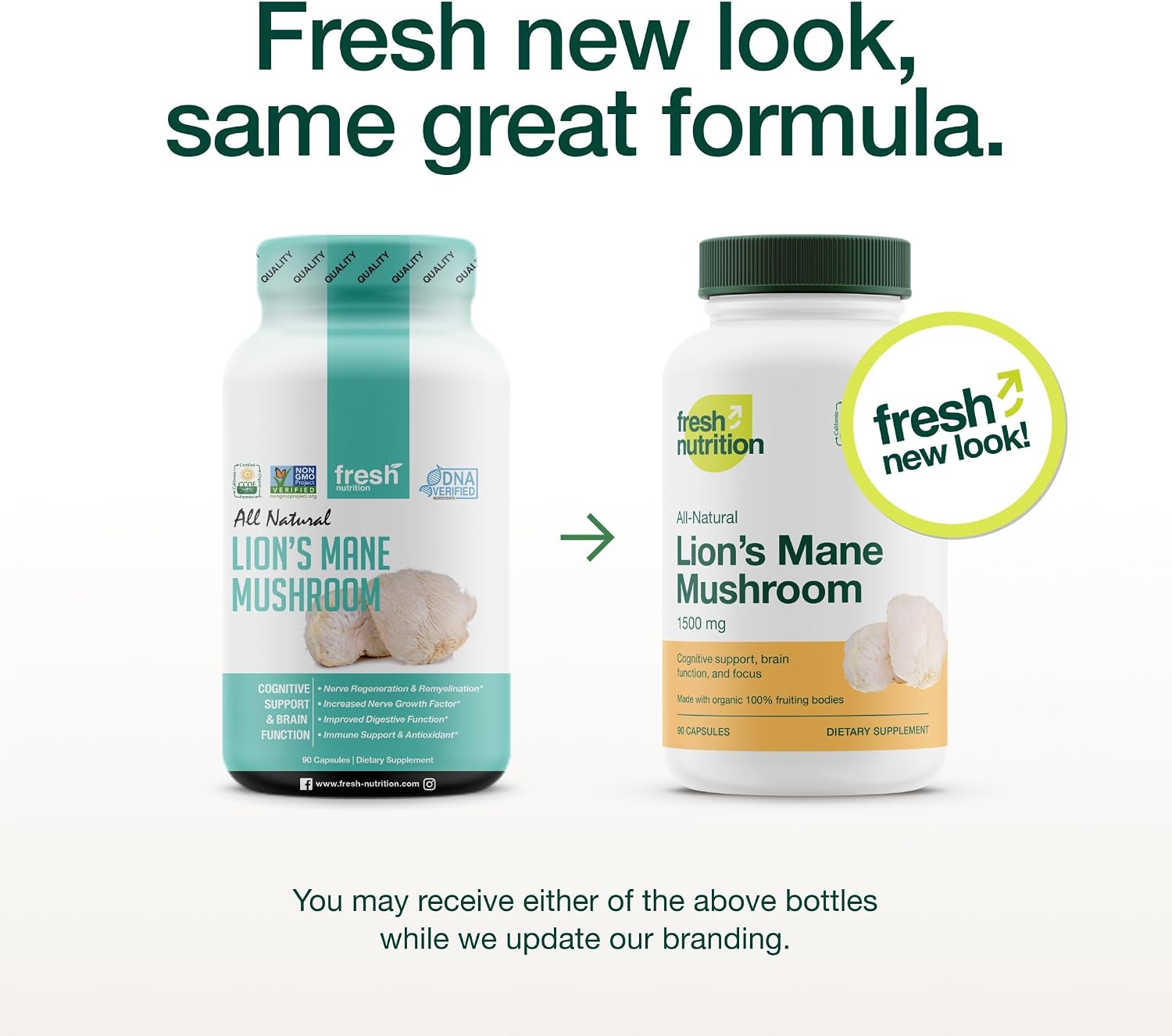 Lions Mane Mushroom Capsules Strongest 1500mg at Special Launch Price - Organic Powder Vegan Friendly Supplement - Brain, Nerve & Immune System Function Benefits - Powerful Superfood - Non GMO