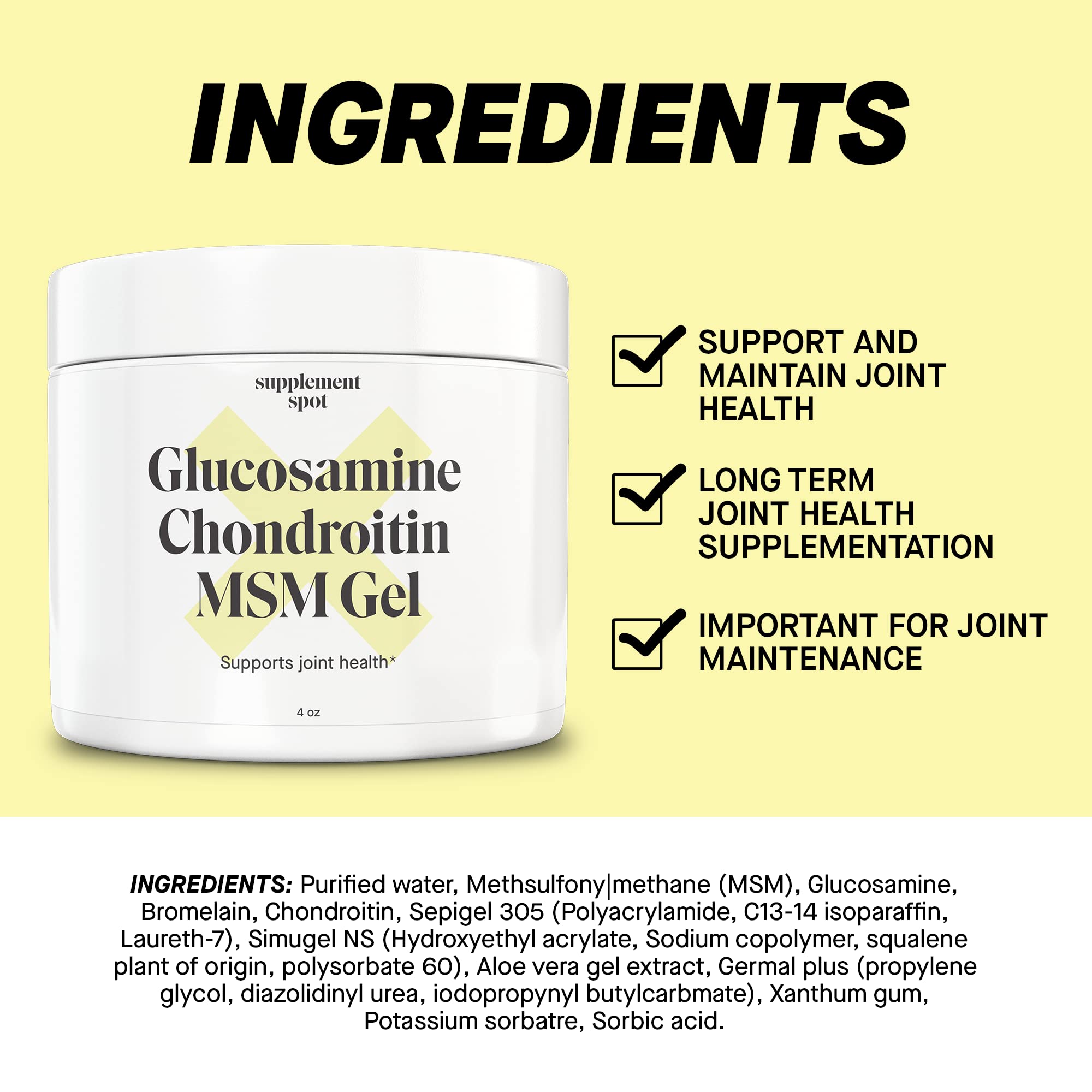 Supplement Spot Capsaicin Roll-On Cream 0.075% - Glucosamine Chondroitin MSM Gel with Bromelain – Joint & Muscle Care Bundle Supplement SpotBuy Supplements Australia