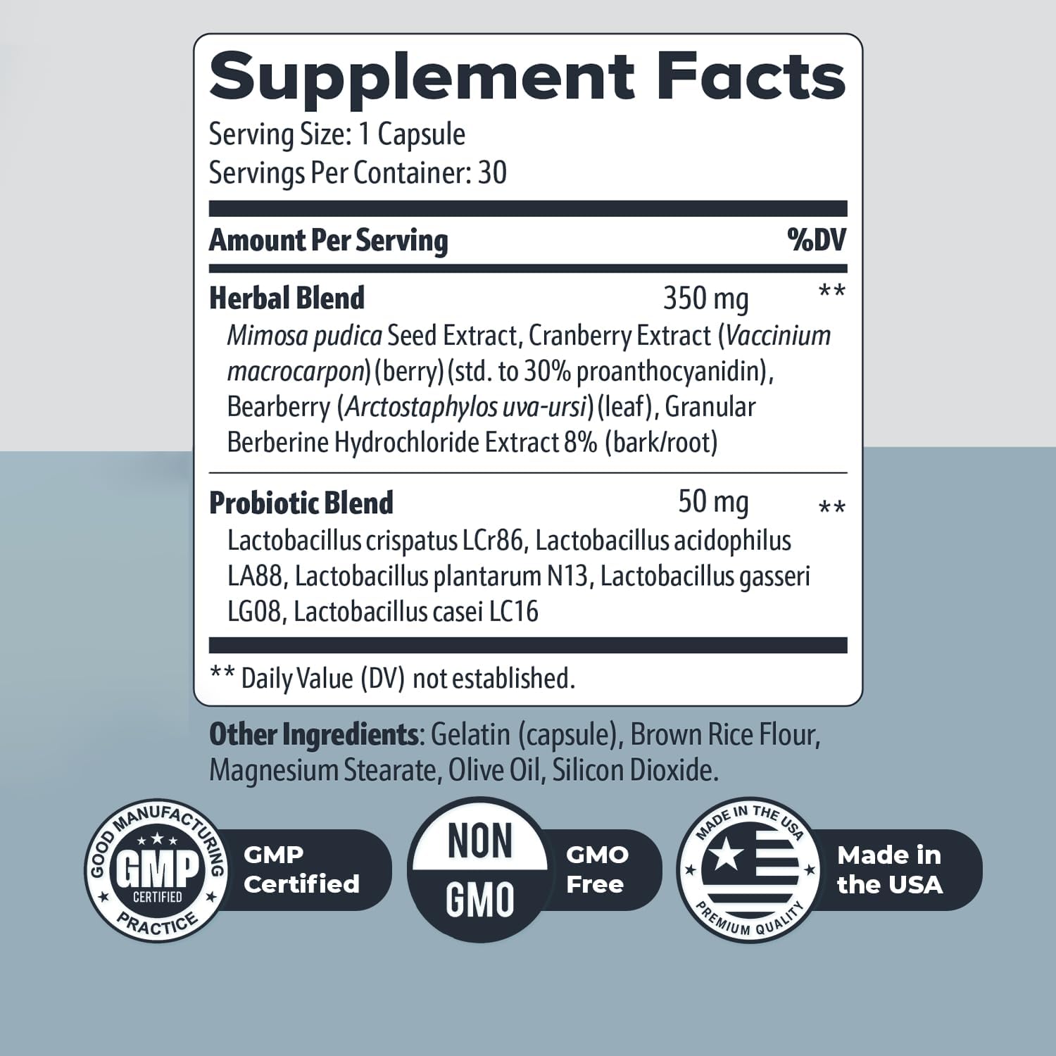 FemiCore – Botanical & Probiotic Capsules – 30 Ct, 1 Month Supply | Botanical & probiotic capsules, clean formula | Non-GMO, Stimulant-Free, GMP-Certified, Made in USA | Daily capsule