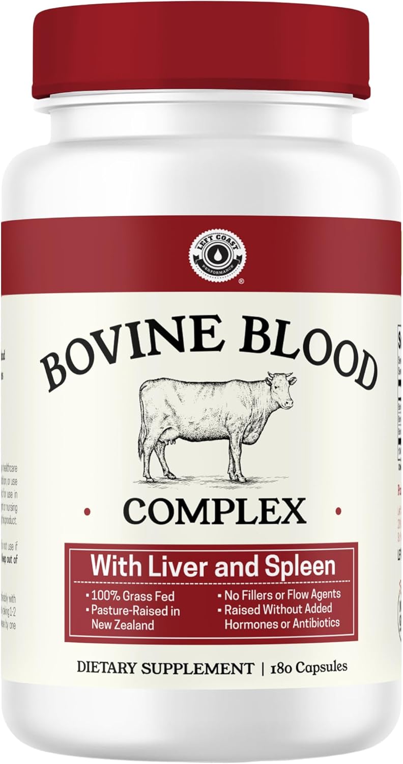 Beef Organ Supplement for Women + Bovine Blood and Beef Liver Supplement- Organic Nutrient Dense Superfood for Overall Energy, Health, & Wellness - No Fillers, Freeze Dried Supplements