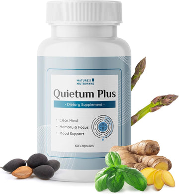 Quietum Plus – Herbal Extract Capsules – 60 Ct, 1 Month Supply | Plant-based capsules with herbal extracts | Non-GMO, GMP Certified | Easy-to-swallow daily capsule