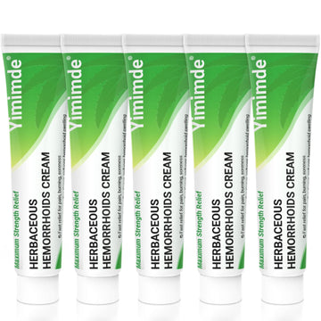 Hemorrhoid Treatment Ointment - Tubesmaximum Strength - Fast Relief from Pain, Itching, Burning, Swelling & Fissures | Natural Aloe & Vitamin E | Travel-Friendly10g x 5 Pieces Tubes - (1.76 Oz) yimimdeBuy Supplements Australia