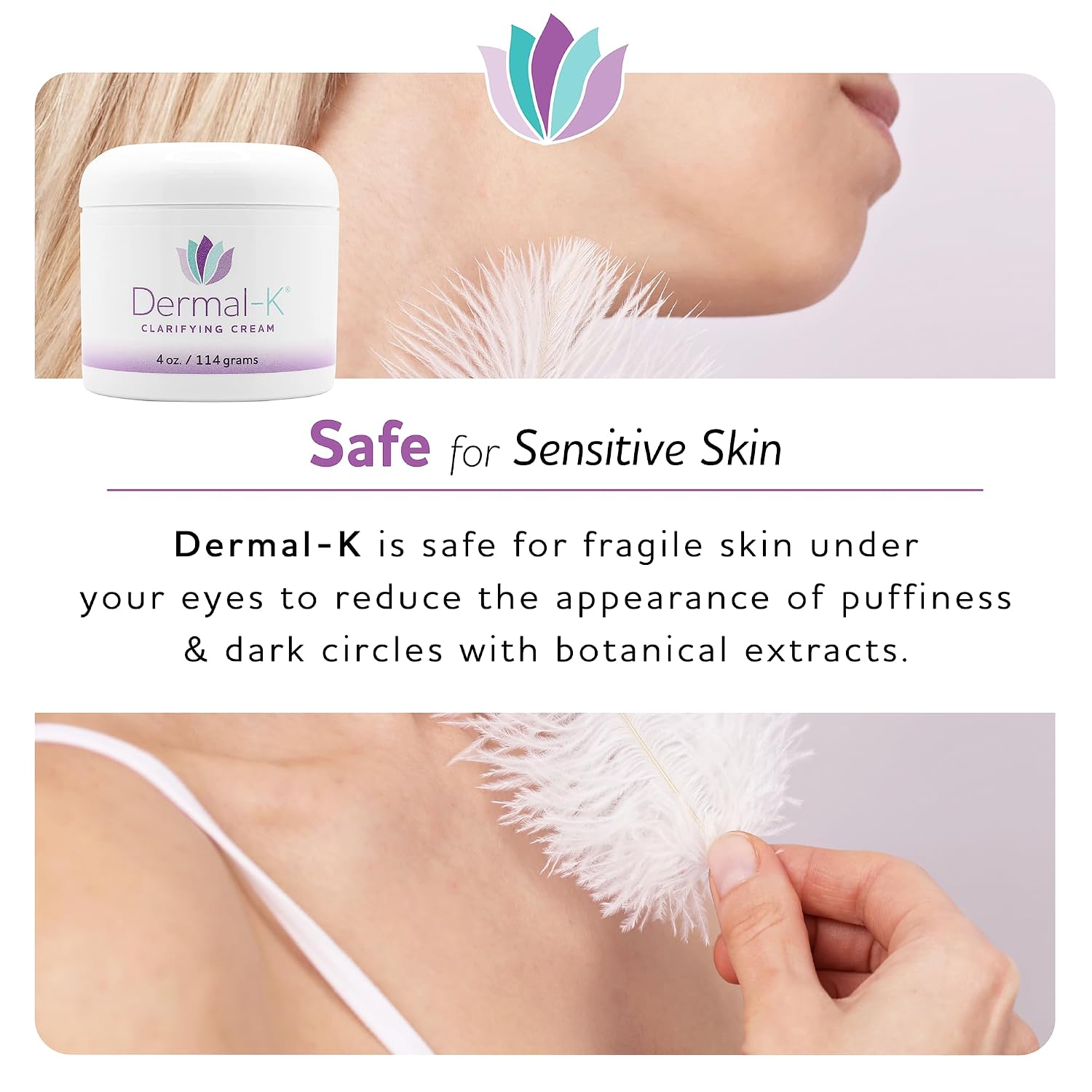 Vitamin K Cream 4 OZ | Hydrating Cream with Antioxidants & Botanicals |Reduce the Appearance of Discoloration, Fine Lines & Wrinkles | Paraben-Free