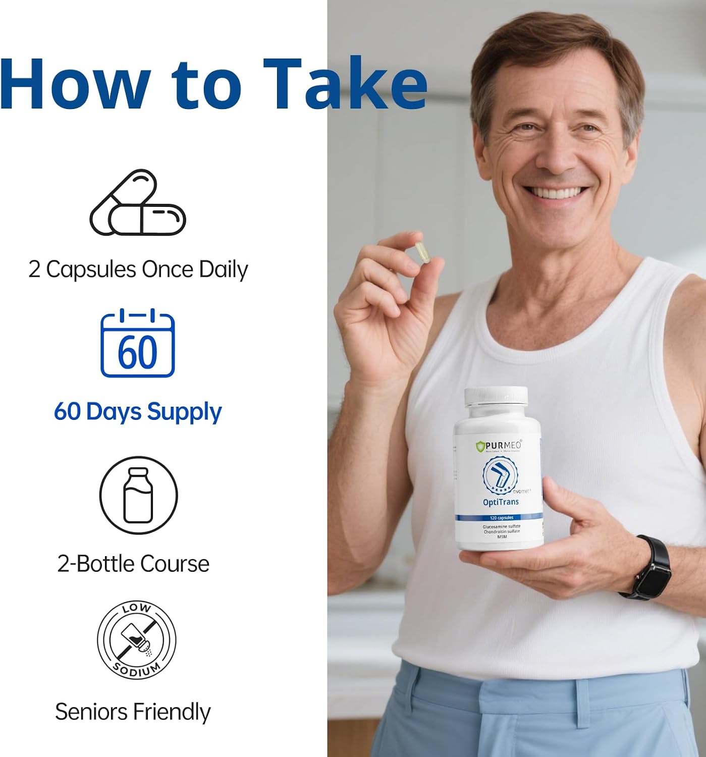 5-Day Fast-Acting Glucosamine Chondroitin MSM for Joint & Cartilage Health | Lower Purine Risk, 200mg OVOMET Eggshell Membrane, 80% Less Marine Glucosamine, Regulated by German Pharmacies, Traceable PZN