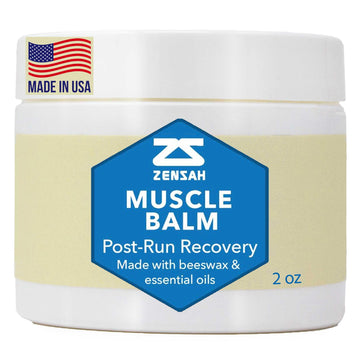 Zensah Recovery Muscle Balm - Relief Cream for Athletes, Rub for Tendonitis, Ankle Sprain, Lower Back, Knee, Shoulder, Neck, Foot, Shin Splints and Cramps ZensahBuy Supplements Australia