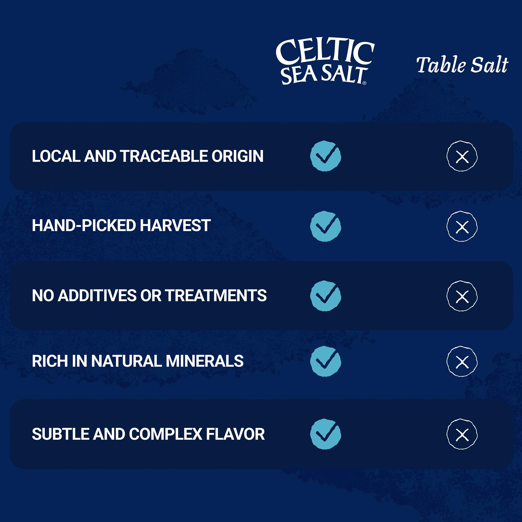 Celtic Sea Salt Fine Ground – Unrefined Mineral Salt, Sustainably Harvested, GMP Certified, Lab Tested – Baking, Cooking, Hydration, Everyday Use – 1 lb Resealable Bag