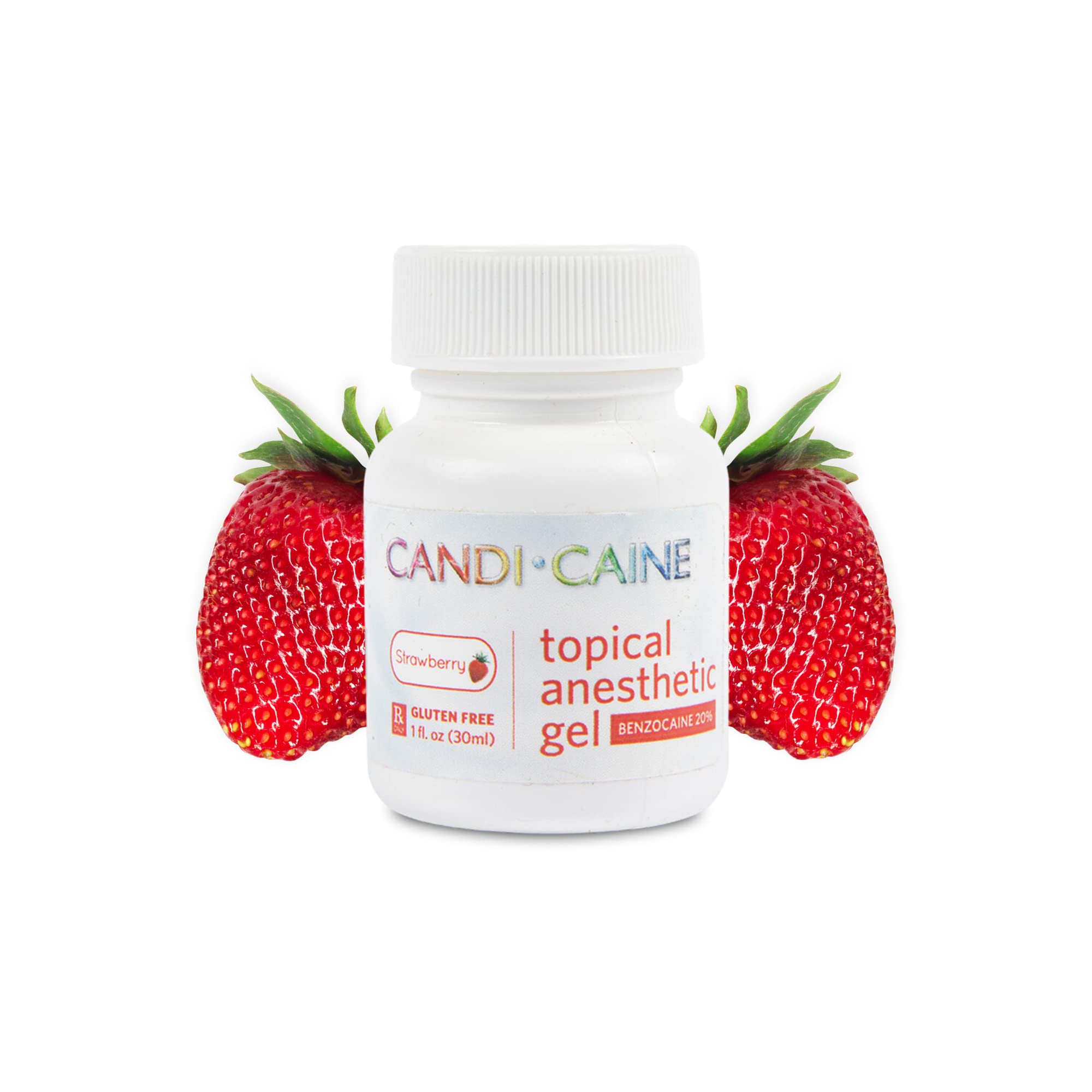 The Essentials Dynamic Dental Candi Caine, Topical Anesthetic Gel, 1 oz, Strawberry Flavor The EssentialsBuy Supplements Australia