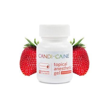The Essentials Dynamic Dental Candi Caine, Topical Anesthetic Gel, 1 oz, Strawberry Flavor The EssentialsBuy Supplements Australia