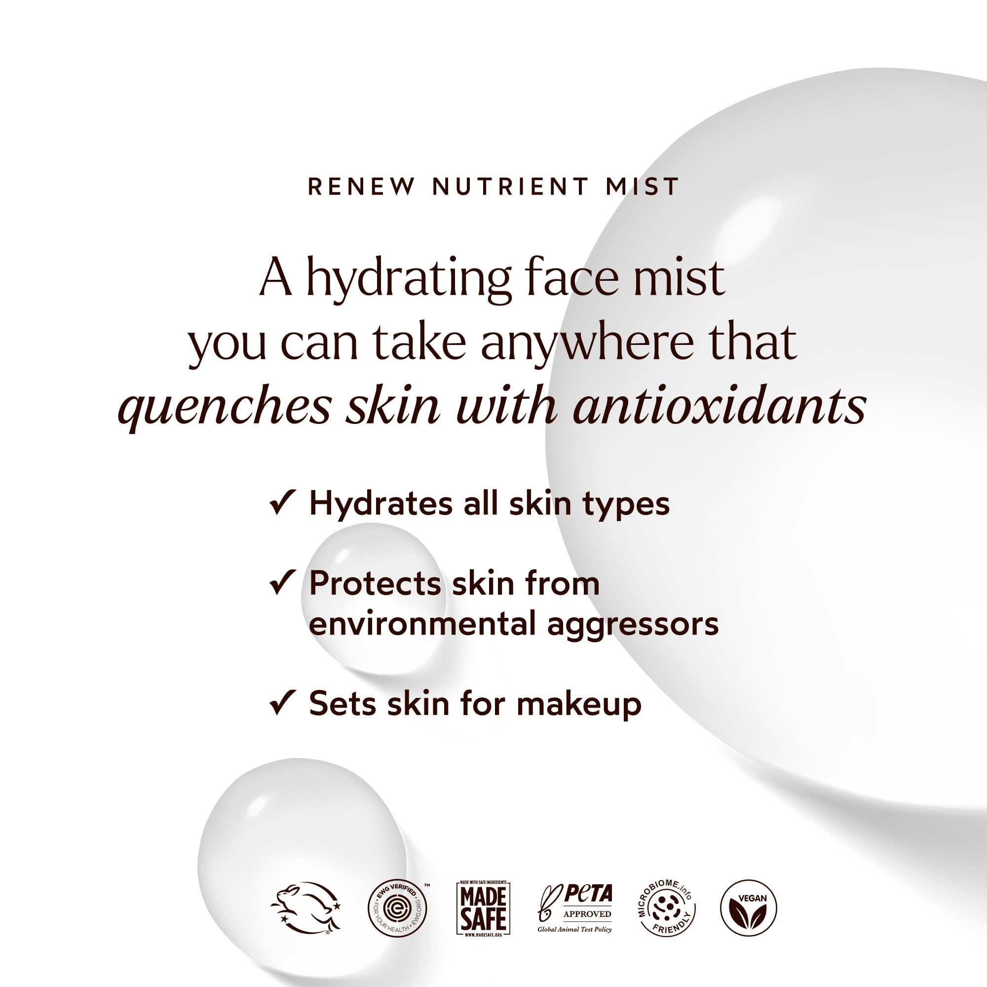 True Botanicals Renew Nutrient Mist | Deeply Hydrates & Refreshes On the Go |Dermatologist Tested, Non-Toxic, Hypoallergenic, Vegan, MADESAFE Certfied | (1.7 oz | 50 ml) True Botanicals buy supplements Au